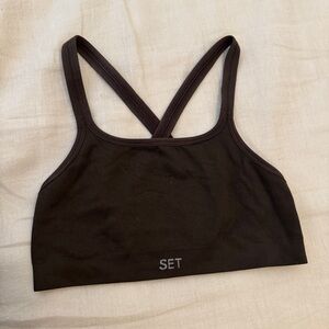 Set active bra - espresso - size small